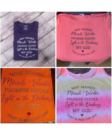 JAJADO Waymaker Bible Verse Silk Screen Stencils - Reusable Self-Adhesive for T-Shirt Printing and DIY Home Decor - Buy Online on SooperMarket.com