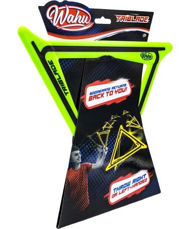 Wahu TriBlade Green Boomerang - Soft Lightweight Flying Toy for Right or Left-Handed Users - Buy Online on SooperMarket.com