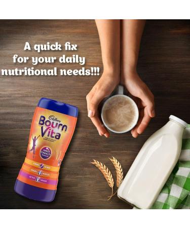 2 x 500g BOURNVITA CHOCOLATE HOT DRINK **FREE POST** ENERGISER ESSENTIAL VITAMINS ZINC MINERALS - Buy Online on SooperMarket.com
