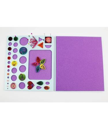 YURROAD 3 in 1 Paper Quilling Template Board | Quilling Knitting Cork Shape Mold DIY Tool - Buy Online on SooperMarket.com