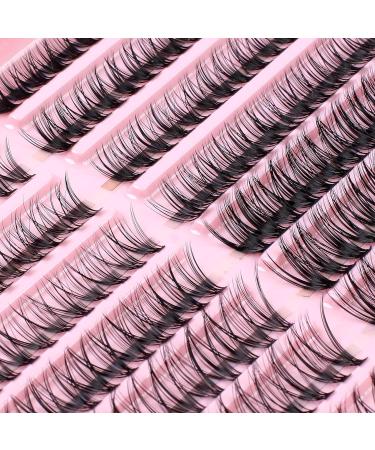 LYMYBETY Cluster Lashes - DIY Eyelash Extensions Mix 9-16mm Length 20+40-D-0.07 D Curl - 1 Count Pack - Buy Online on SooperMarket.com