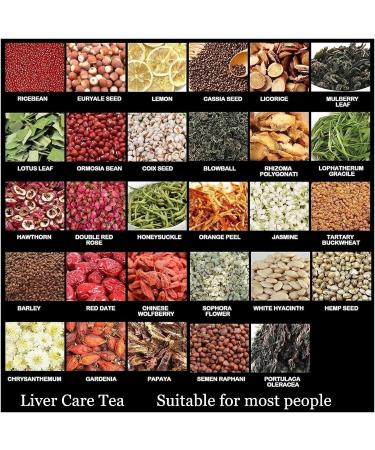 Qosneoun 29 Flavors Of Ancient Formula Tea 29 Flavors Liver Care Tea Chinese Herbal Tea For Liver Health Liver Care Tea Dampness 29 Flavored Liver Care Tea Dampness Removing Tea (2pcs) - Buy Online on SooperMarket.com