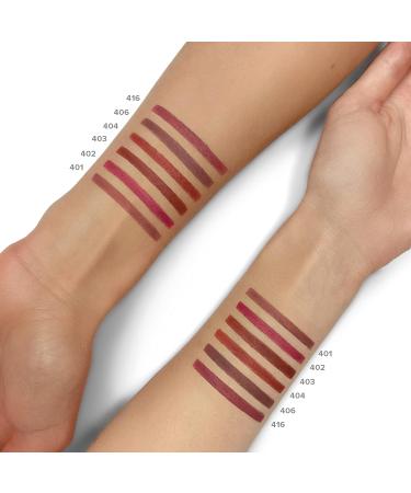 Lamel Vibrant Long-Lasting Lip Pencil in Trendy Beige Rose Shade - Compact Design (1.7g / 0.06oz) - Buy Online on SooperMarket.com