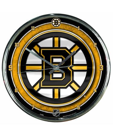 Wincraft NHL Clock Chrome 30.5 x 30.5 cm Boston Bruins