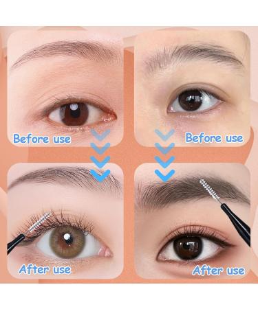 Buy 100pcs Micro Eyebrow Brush Set - Portable Eyebrow Lamination & Spoolie Brushes for Eyebrows & Lash Lift Tools | International Shipping Available - Buy Online on SooperMarket.com