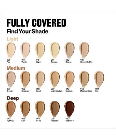 Revlon ColorStay Concealer 022 Sand - Longwearing Full Coverage Makeup 0.21 oz - Buy Online on SooperMarket.com
