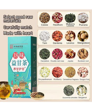18 Flavors Liver Care Tea - 18 Flavors Of Liver Protection Tea Nourish The Liver And Protect The Liver Chinese Nourishing Liver Tea Health Preserving Tea For All People. (5 Box) - Buy Online on SooperMarket.com