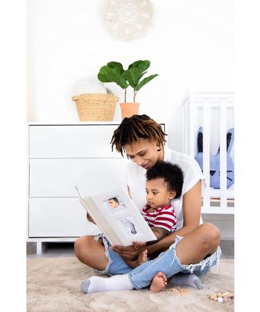 Pearhead Baby Memory Book with Clean-Touch Ink Pad | Baby's First Christmas Gift | Ivory Classic - Buy Online on SooperMarket.com