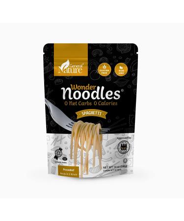 Wonder Noodles Spaghetti - Carb-Free Keto Pasta - Gluten-Free Kosher Vegan Zero Calories - 3 Packages (2 inner packs of 7oz each) | Ready to Eat - Buy Online on SooperMarket.com