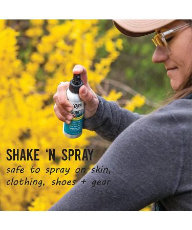 Squito Ban Mosquito Repellent Spray by Yaya Organics | All Natural, Proven Effective, Family Friendly, Deet-Free | 4oz - Buy Online on SooperMarket.com
