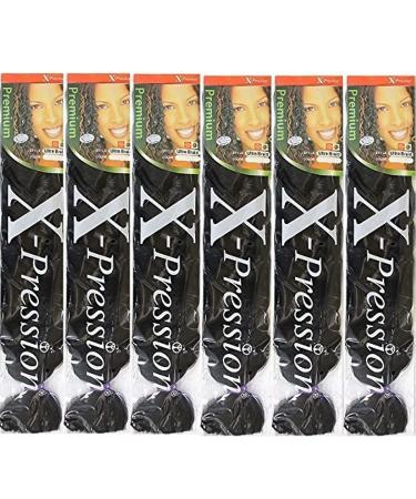 X-pression Premium Original Sensationnel (Pack of 6 30) 30 Pack of 6
