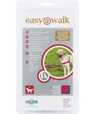 Buy PetSafe Easy Walk Harness - Anti-Pull Dog Harness (Size M Pink) with 1.8M Leash | Reduces Choking & Coughing - Shop Internationally! - Buy Online on SooperMarket.com
