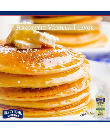Happy Home Clear Non-Alcoholic Imitation Vanilla Flavoring - Certified Kosher - 7 oz - Buy Online on SooperMarket.com