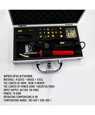 44 PCS Wood Burning Kit with Adjustable Temperature Pyrography Pen - Professional Pyrography Tool Set for Embossing, Carving, Soldering - DIY Creative Tools - Buy Online on SooperMarket.com