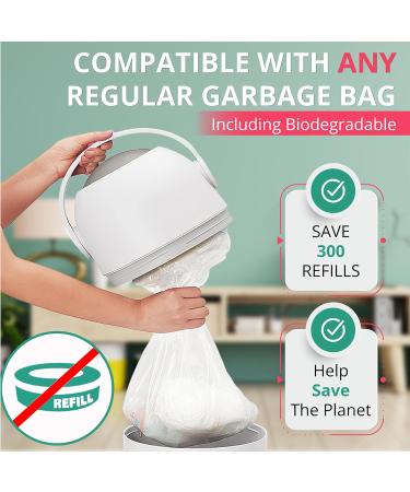 Magic Baby Diaper Pail Patented Odor-Stop System Use Any Garbage Bag One Hand Free Lever 4 Rolls of Bag incld. (Clay) - Buy Online on SooperMarket.com