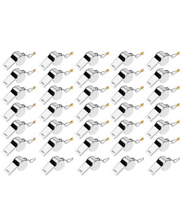 OBKJJ Coach Whistle,35Pack Football Referee Whistle with Lanyard for Emergency Sports Training Referee1
