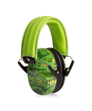 Noise Cancelling Headphones for Kids - Toddler to Teen - Children Hearing Protection Headphones - Baby Ear Muffs Origamisaurus