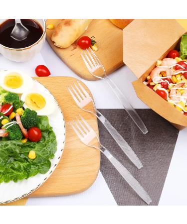 Plastic Forks Sturdy and Durable 100 Pack Ideal for Party BBQ Picnic Home Office and Restaurant Use - Buy Online on SooperMarket.com
