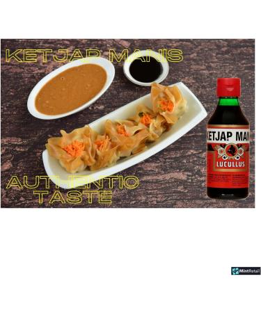 Asian Condiment Bundle with Lucullus Sambal Oelek Sambal Paste 200g & Lucullus Ketjap Manis 250ml Including Mint Retail Condiment Spoon - Buy Online on SooperMarket.com
