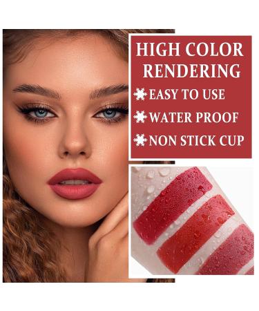 AWCCXMYM Peel Off Lip Stain Lip Tint Matte Lipstick Nude - Long Lasting Waterproof Lip Gloss 24hr Non Fade Makeup - Buy Online on SooperMarket.com