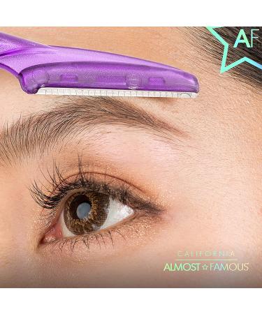 Almost Famous Women's Face Exfoliator Razors - Beauty Grooming Tool for Facial & Body Hair Removal - Purple, 6 Count - Buy Online on SooperMarket.com