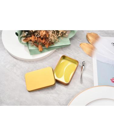 CCbeauty Reusable Under Eye Patches & Eye Cream Applicator Set | 100% Silicone Gel Pads for Hydration | Reduce Fine Lines Wrinkles & Dark Circles | Includes Storage Tin | Mango Scent - Buy Online on SooperMarket.com