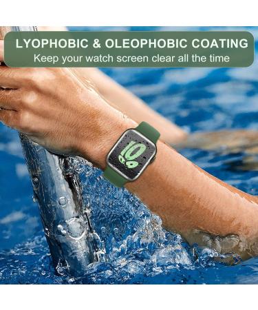 Flokinice Apple Watch Series 8/7 45mm Screen Protector - 2 Pack | Anti-Fog, Waterproof, Tempered Glass | Full Coverage, Scratch-Hide Tech - Buy Online on SooperMarket.com
