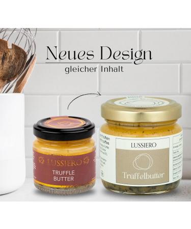 Pack of 3 Lussiero Truffle Butter with Real White Bianchetto Truffle - Gourmet Tuber Borchii 80g Each | International Shipping - Buy Online on SooperMarket.com