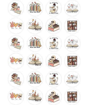 24 Reading Edible pre-cut cupcake toppers - Buy Online on SooperMarket.com