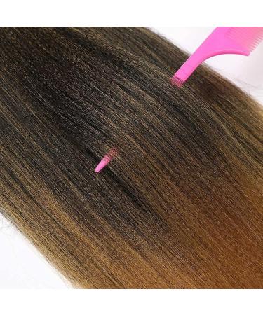 Xusuperb 30-Inch Ombre Braiding Hair Extensions - Pre-Stretched Kanekalon Soft Knotless Yaki Texture 3 Packs (T1B/30/27#) for Easy Braids - Buy Online on SooperMarket.com