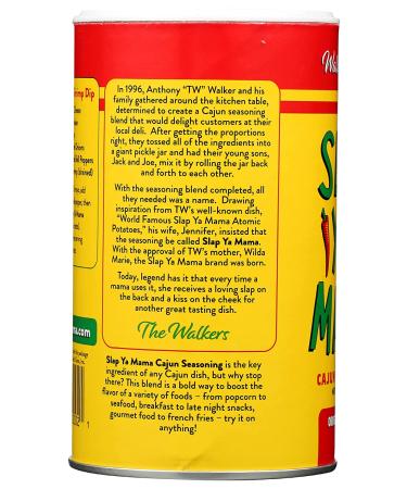 Slap Ya Mama Cajun Seasoning - Original Blend, No MSG, Kosher - 8 Ounce Can (Pack of 1) - Buy Online on SooperMarket.com