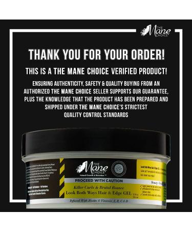The Mane Choice Killer Curls & Brutal Bounce Hair Gel - 12 oz - Buy Online on SooperMarket.com