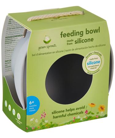 Green Sprouts Gray Feeding Bowl for 6+ Months - Baby Feeding Essentials - Buy Online on SooperMarket.com