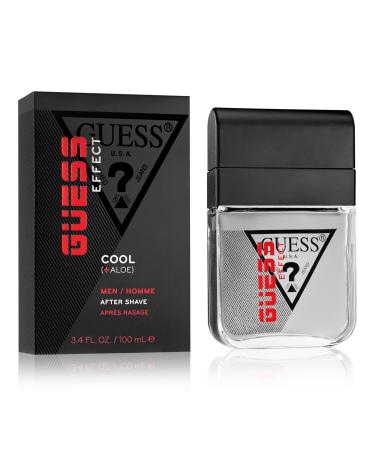 GUESS Effect Grooming COOL After Shave with Aloe Vera for Men 3.4 Fl Oz