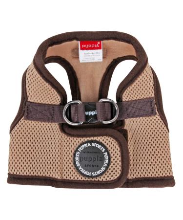 Puppia dog harness for small and medium -sized dogs - soft vest in many colors - also used as a puppy dishes -Atani train harness for dogs beige s s beige