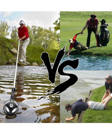 Prowithlin Stainless Extendable Golf Ball Retriever Bundle | 2 Grabbers, 9ft Telescopic Pole | Lightweight, Golf Gifts for Men - Buy Online on SooperMarket.com