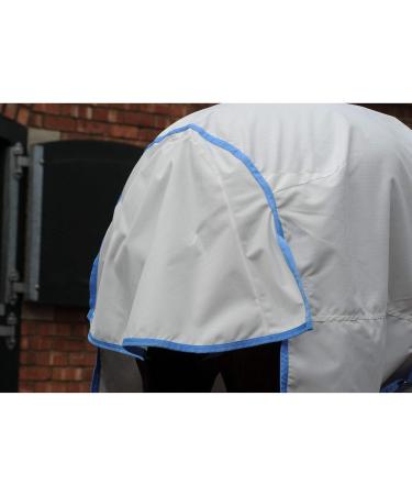 WeatherBeeta ComFiTec Sweet Itch Shield Combo Neck White/Blue 6'0 6'0 White/Blue - Buy Online on SooperMarket.com