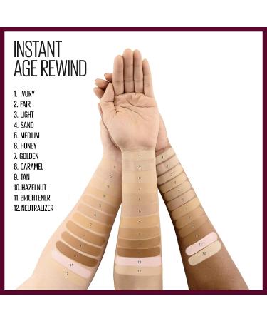 Maybelline Instant Age Rewind Eraser Dark Circles Concealer Light 0.2 Fl Oz - 2 Pack - Buy Online on SooperMarket.com
