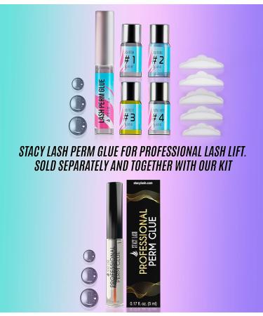 Stacy Lash Lift Kit - Professional Salon Quality Eyelash Perm Set - Buy Online on SooperMarket.com