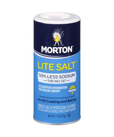 Morton Salt Lite Salt 11 Ounce (Pack of 12)