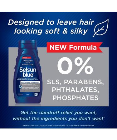 Selsun Blue ACTIV Hydration Anti-Dandruff Shampoo 300mL Controls Dandruff and Flaking Moisturizes Scalp - Buy Online on SooperMarket.com