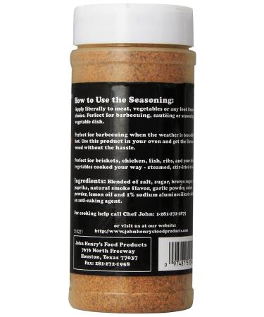 John Henry's Texas Brisket Rub 11 oz - Authentic BBQ Seasoning for Perfect Brisket Flavor - Buy Online on SooperMarket.com