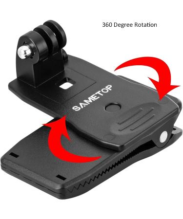 Sametop Backpack Strap Mount for Gopro, DJI, Xiaomi Yi Action Cameras - Buy Online on SooperMarket.com