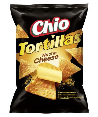 Chio Tortilla Chips Nacho Cheese pack of 10 (10 x 125 g)
