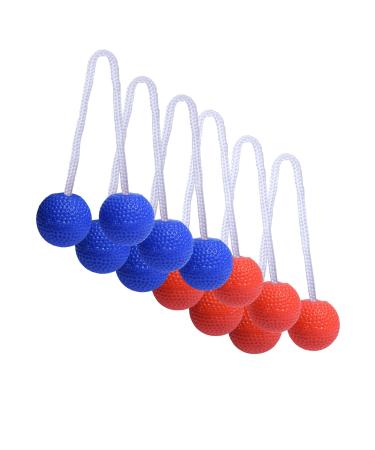 GoSports Ladder Toss Bolo Replacement Set - Kid Safe Soft Rubber or Hard Golf Balls