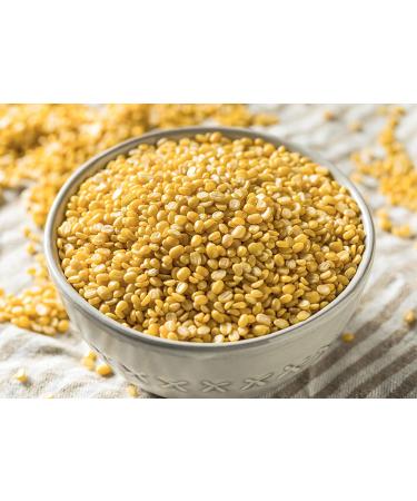 Organic Yellow Mung Dal 3 Pounds - Non-GMO Split Mung Beans, Vegan Ayurvedic Food, High Fiber & Protein, Great for Soup, Kitchari, Curries - 1 Pack - Buy Online on SooperMarket.com