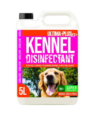 ULTIMA-PLUS XP Kennel Kleen - Disinfectant Cleaner Sanitiser & Deodoriser - Concentrated For use in Kennels Catteries Hatches and More (Bubblegum Fragrance 5 Litres)