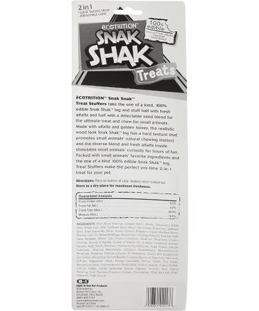 Ecotrition Snak Shak Treat Stuffer for Rabbits, Guinea Pigs, and Chinchillas - Chewable Delight - Buy Online on SooperMarket.com