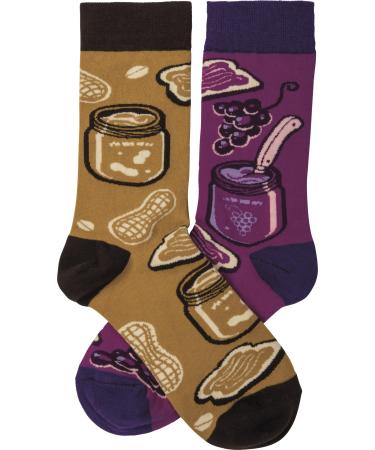 Primitives by Kathy Socks - Socks - Peanut Butter & Jelly