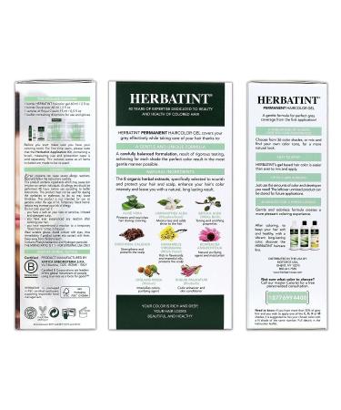 Herbatint Permanent Haircolor Gel 4R Copper Chestnut 4.56 oz - Alcohol Free, Vegan Formula, 100% Grey Coverage - 1 Pack - Buy Online on SooperMarket.com